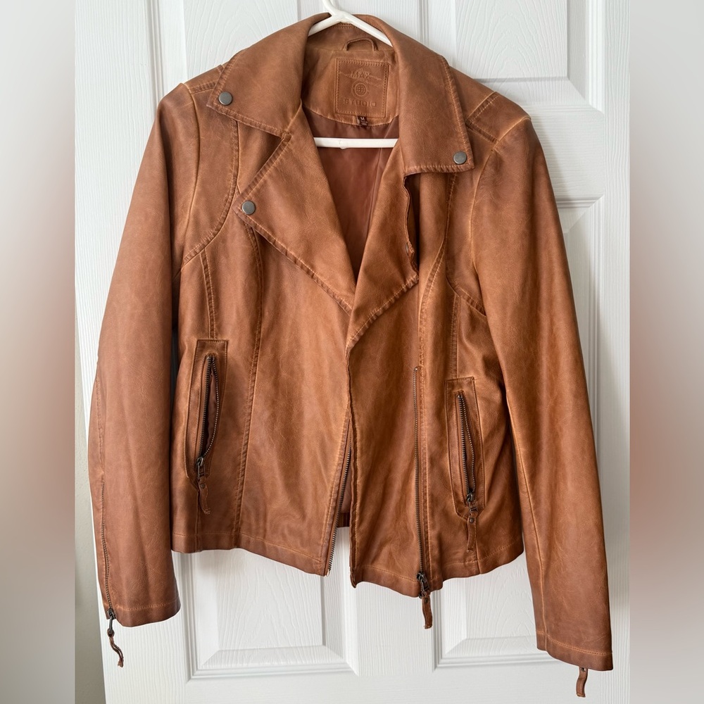 Max Studio faux leather jacket